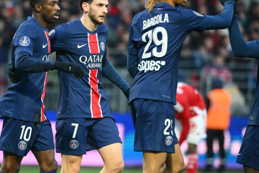 La composition du PSG contre Liverpool en Ligue des champions  : un trio Barcola-Dembélé-Kvaratskhelia pour mener l’attaque