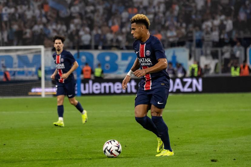 Compositions de PSG-OM en Ligue 1 : Désiré Doué, Derek Cornelius, Bilal Nadir et Amar Dedic titulaires