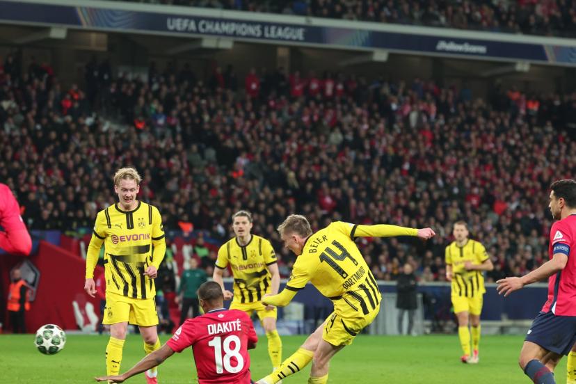 Dortmund renverse Lille grâce à une superbe frappe de Beier, le but allemand en vidéo